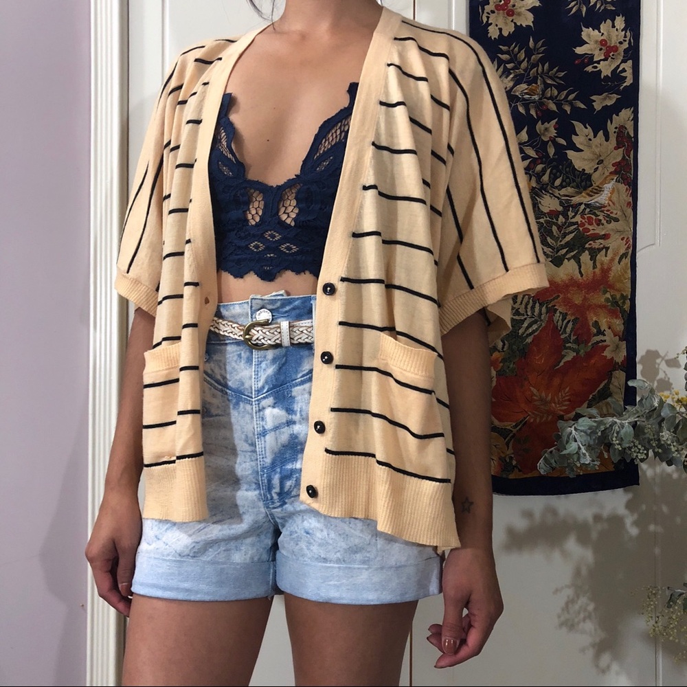 madewell wool dolman short sleeve cardigan